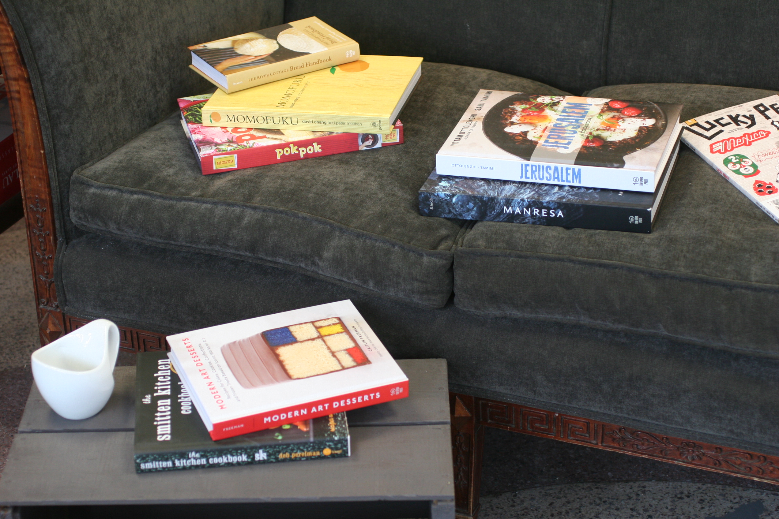 couch & books